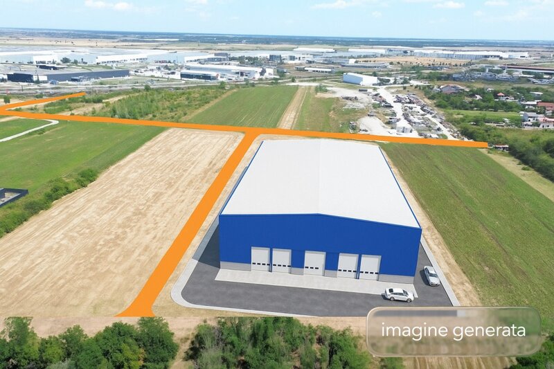 Teren Bolintin-Deal 2,5ha, deschidere 100 m, langa autostrada, acces rapid la A0